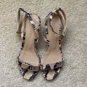 M. Gemi snake print kitten heel 37.5